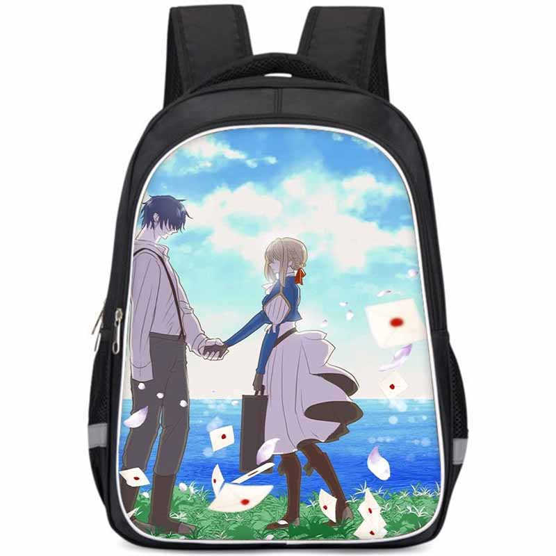 Violet's Eternal Garden Large Capacity Three-Dimensional Backpack for Primary School Students Lightweight Weight-Reducing Children's Bag