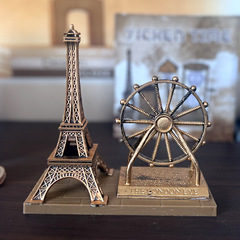 1069創意學生禮品仿古摩天輪鐵塔擺件學生禮品禮物桌面擺件