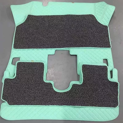 for 23 panda mini foot Ayaqaltılar (Kovriklər) - double-layer-model-green-foot-pad-black-and-gray-snow-silk