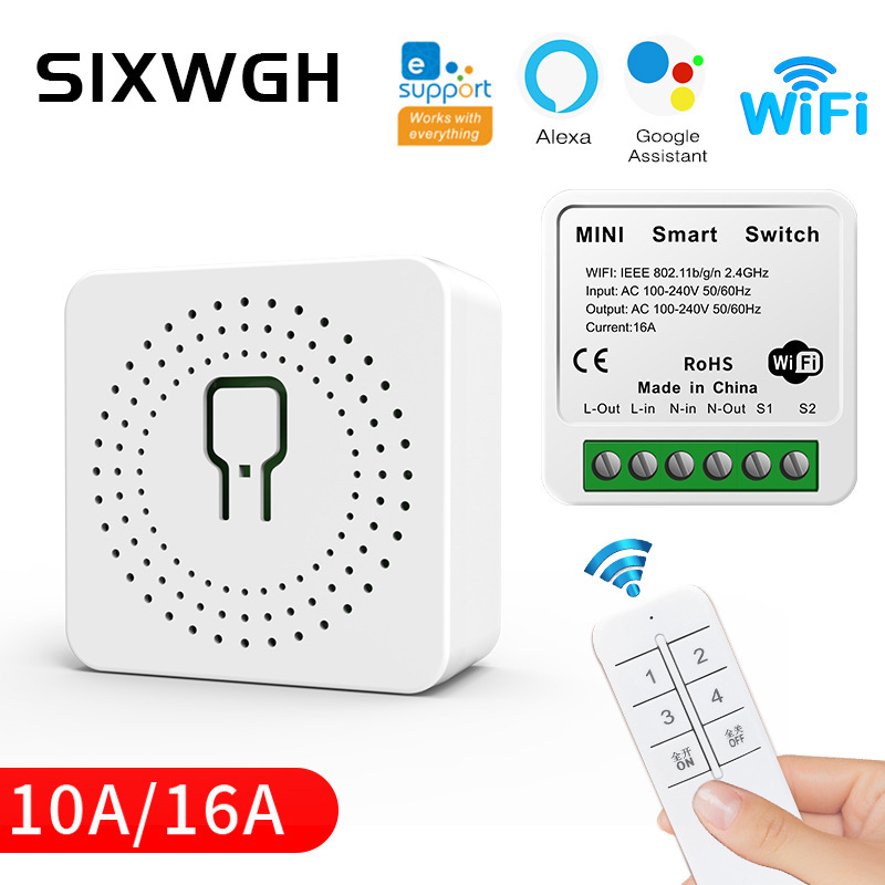 スマートスイッチ eWelink Yiweilian Wifi リモートワイヤレスリモコンタイミングスイッチコントローラ音声制御|undefined