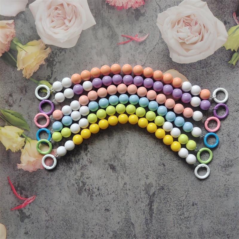 Manufacturer's In-Stock DIY Beaded Bracelet, Phone Chain, Wrist Strap, Backpack Pendant, Water Bottle Keychain, Cute Style Manufacturer's In-Stock DIY Beaded Bracelet, Phone Chain, Wrist Strap, Backpack Pendant, Water Bottle Keychain, Cute Style