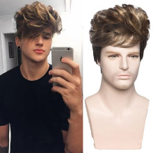 �羳�W����ʿ���мٰl�r�л�ɫ�̾��l���ɻ��w�^��Man wigs���l