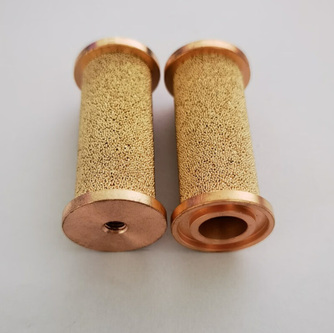 铜粉烧结滤芯片 烧结过滤器 烧结过滤片 气动元件消声器 可定 制