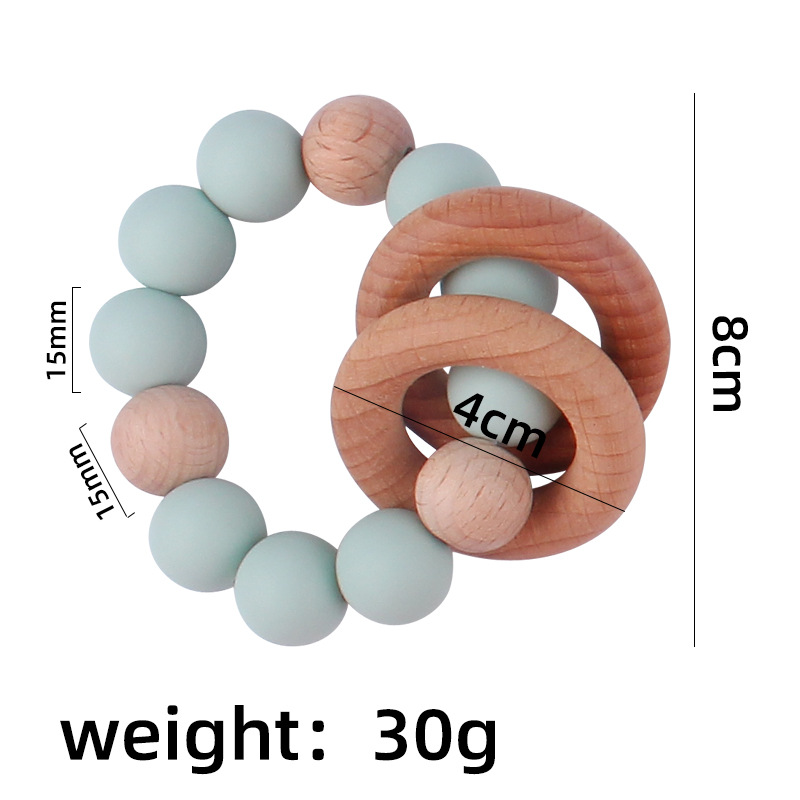 Comercio exterior de dientes de bebé pulido pulsera de juguete bebé mordedor juguete AliExpress Amazon nuevo juguete