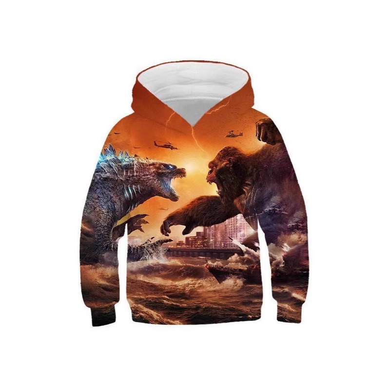 European and American Halloween Christmas Night Cry Series Sweatshirt 3D Digital Printing Hooded Sweatshirt Men's Cosplay Around