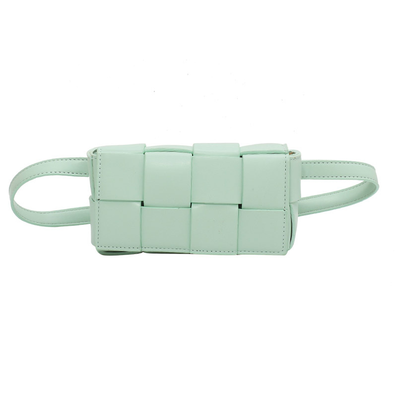 Bolso de Mujer de un Solo Hombro, Estilo Coreano, Versátil, Tejido a Mano, Bolso de Pecho, Bolso Cuadrado Pequeño, Artículo Popular de Primavera/Verano 2024