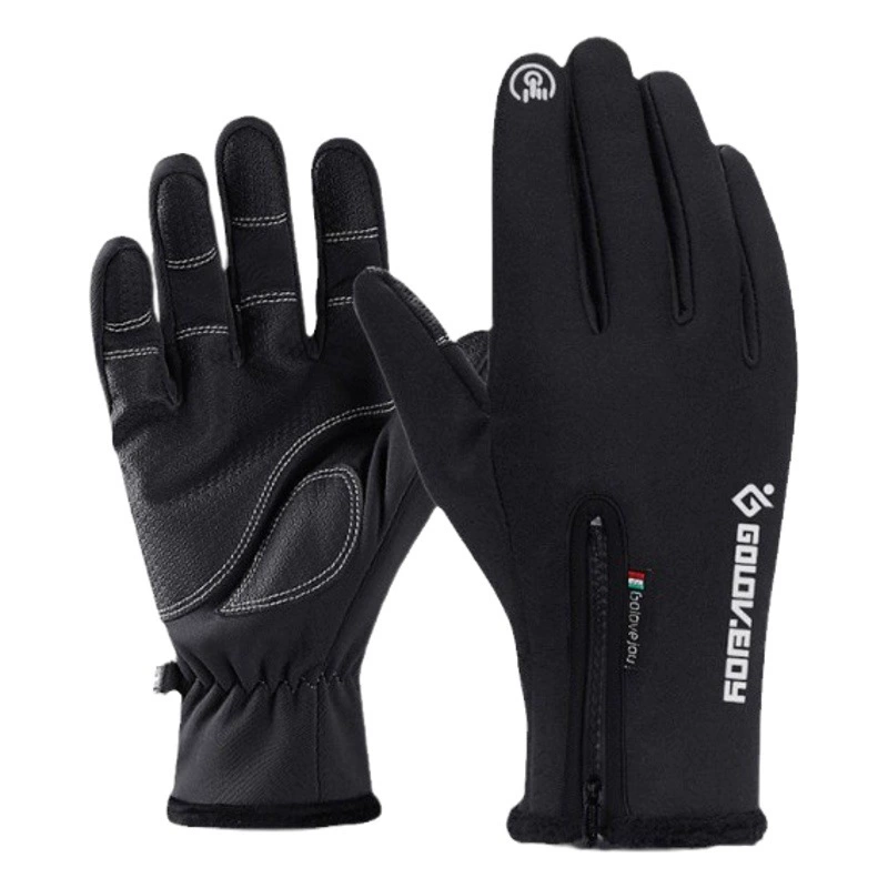 Перчатки для велоспорта с сенсорным экраном, зимние, утепленные, ветрозащитные и теплые, перчатки для рыбалки и альпинизма на флисовой подкладке, сенсорные перчатки для активного отдыха