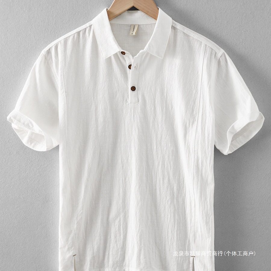 fashionable solid color thin shirt