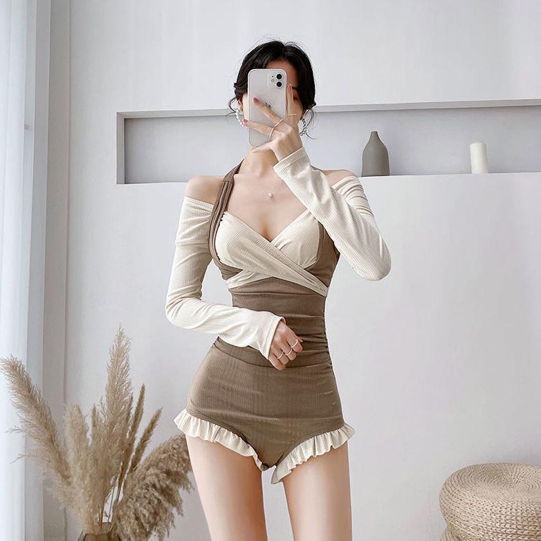 Summer swimwear, overall, fresh protective underware, backless