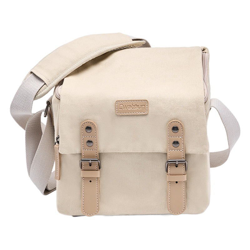 Caden Shoulder Canvas Photography Bag Portable Travel Mirrorless Bag Japanese Style Casual Retro Slr Camera Bag