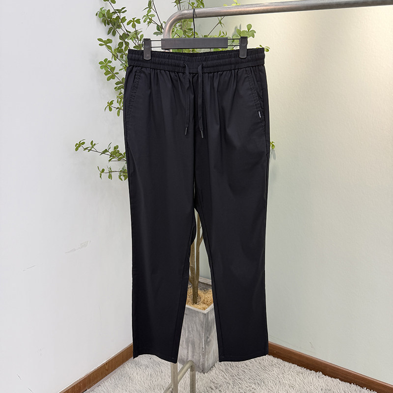 H Brand--Linen Blend Skin-Friendly Breathable Simple Solid Color Tapered Cropped Pants for Spring and Summer, Lightweight Casual Men's Pants Trendy H Brand--Linen Blend Skin-Friendly Breathable Simple Solid Color Tapered Cropped Pants for Spring and Summer, Lightweight Casual Men's Pants Trendy