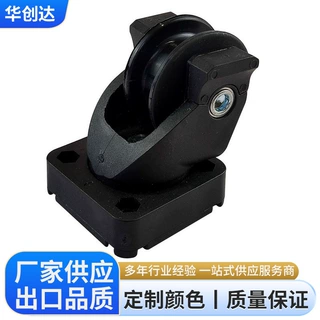 厂家批发超市拉杆购物篮ＰＵ轮　静音轮 多功能电梯轮　拉杆篮轮