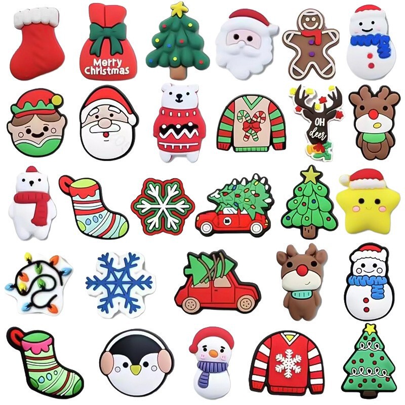 Cross-Border New Cartoon Christmas Series Shoe Charms, Shoe Decorations, Shoe Accessories, Shoe Buckles, Shoe Embellishments Cross-Border New Cartoon Christmas Series Shoe Charms, Shoe Decorations, Shoe Accessories, Shoe Buckles, Shoe Embellishments