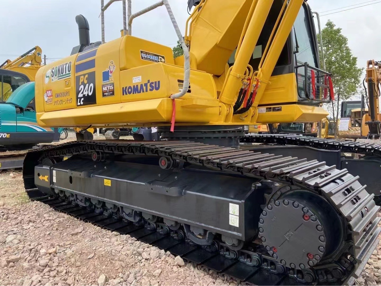 Excavadora original de segunda mano importada Komatsu 240 comercio exterior y exportación