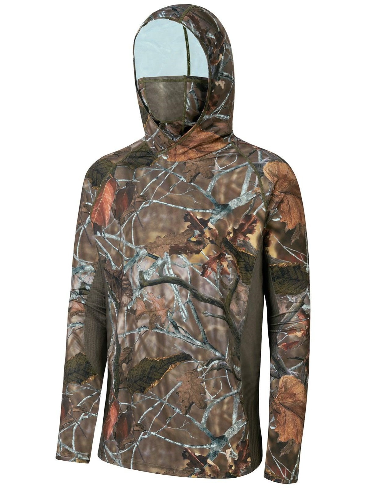 European and American Men's Camouflage Ice Silk Fishing Clothing Thin Anti-Uv Quick-Drying Outdoor Sun Protection Clothing Men's Sun Protection Clothing Amazon