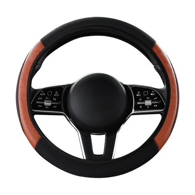 Elastic Inner Ring, Non-Slip Leather, Steering wheel cover