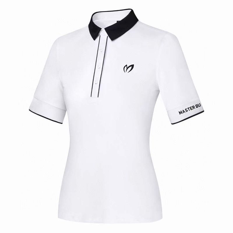 Golf Clothing Spring and Summer New Women's Breathable Quick-drying Outdoor Slim-fit Short-sleeved T-shirt Polo Shirt Sports Casual