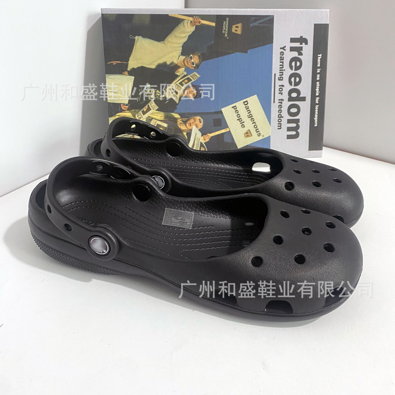 Cro New Summer Style Ballet Clogs for Women, Outdoor Lightweight Flat Non-Slip Sandals, Garden Shoes, Beach Shoes Wholesale