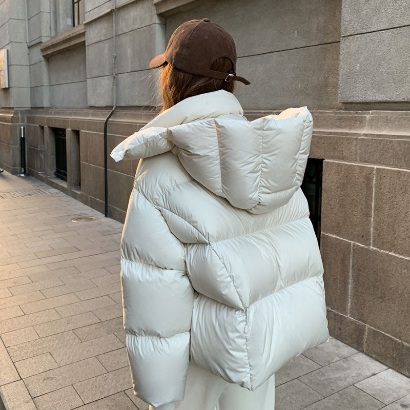 羽绒棉服女短款2025美拉德加厚棉衣外套宽松面包服冬季小个子棉袄|undefined
