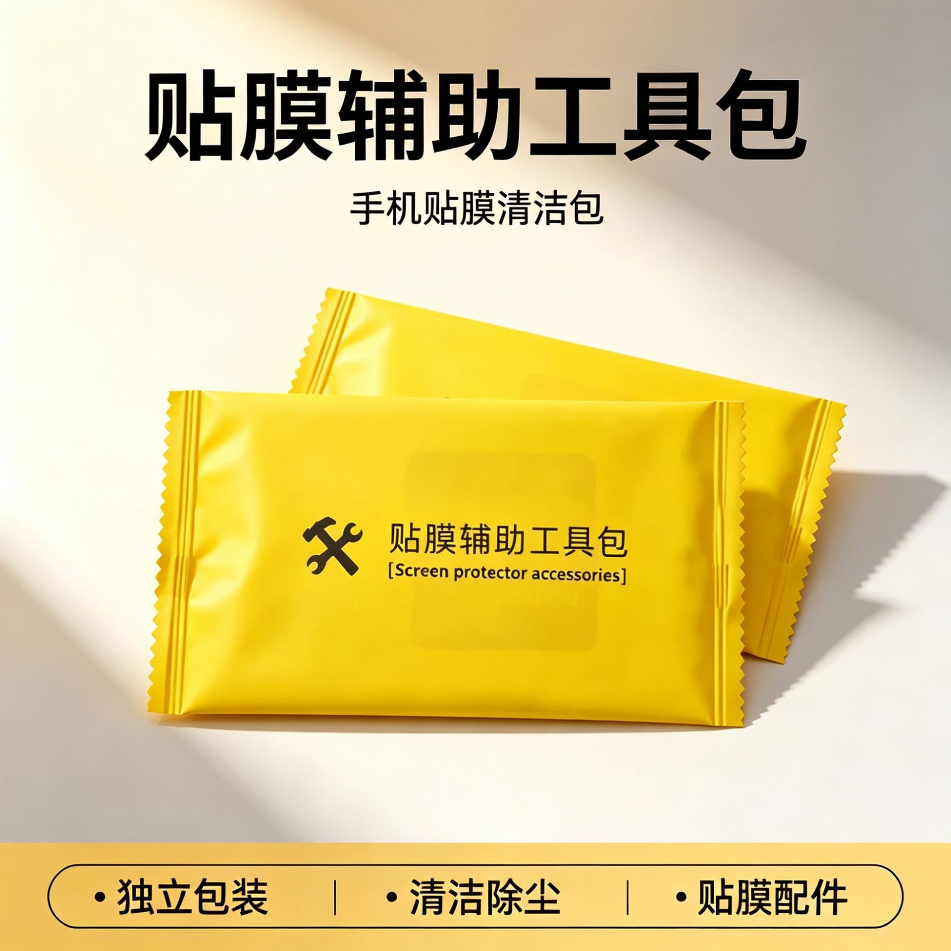 钢化膜贴膜辅助工具包 手机贴膜三件套  专用手机屏幕贴膜工具包