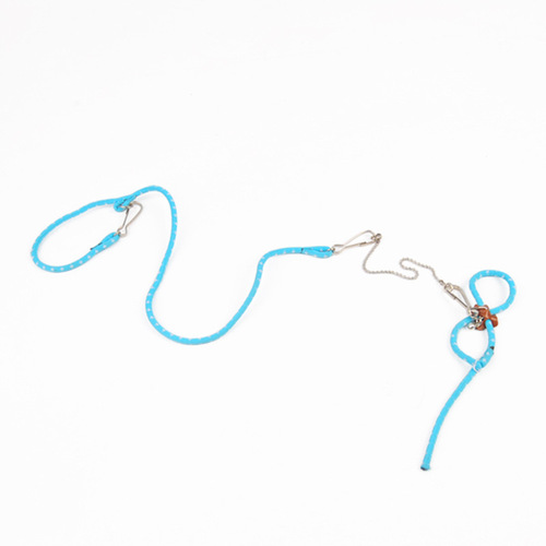 Round rope mouse traction rope hamster small pet goes out to ventilate, anti-bite traction rope, chest and back chain to prevent loss