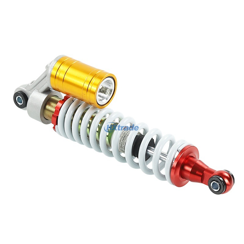 Off-road motorcycle ATV beach bike 345mm air cylinder shock absorber with built-in oil pressure and 9mm diameter spring shock absorber