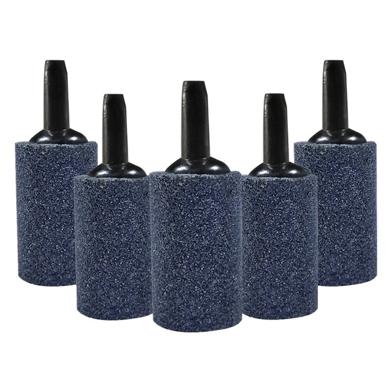 Аквариум взрывоопасный кислородный пузырьковый Камень аэратор аксессуары для насоса аквариум высокотемпературное спекание маленький цилиндрический воздушный камень очищенная головка песка