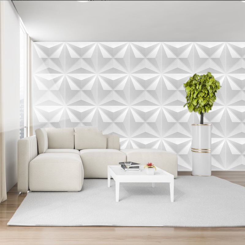 Tablero de pared de PVC 3D personalizado transfronterizo Tablero de pared tridimensional de marea impermeable Adhesivos de pared decorativos Tablero tridimensional