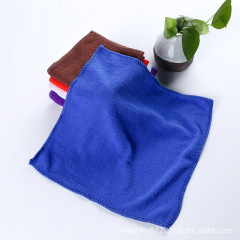 メーカー卸売マイクロファイバーギフト小さなタオル 25*25 小さな正方形のタオル卸売カー用品タオル