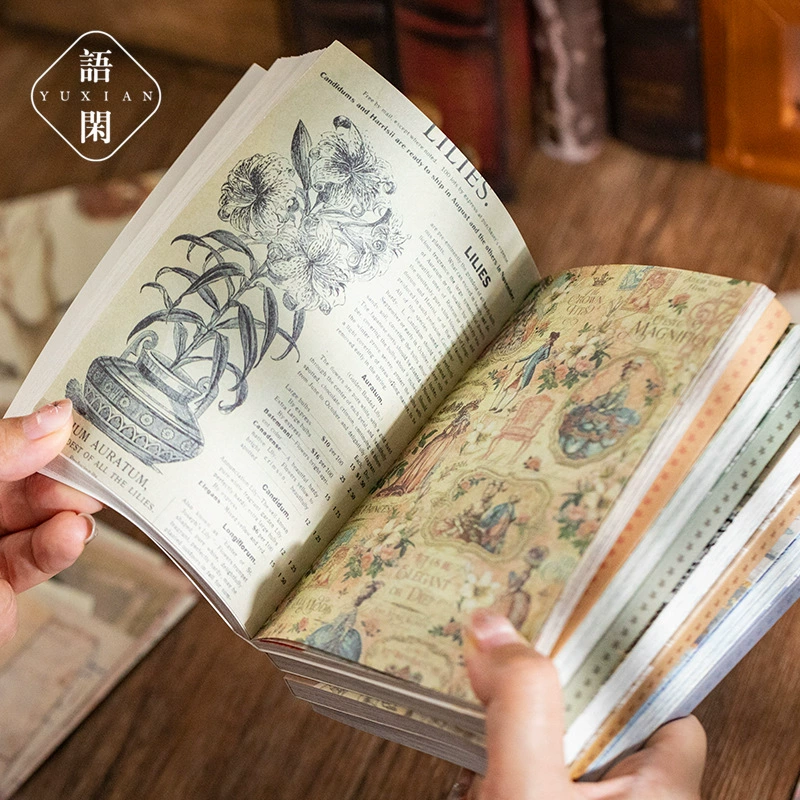 Ретро разрывная ручная сумка для ручных заметок из бумаги для свободного времени