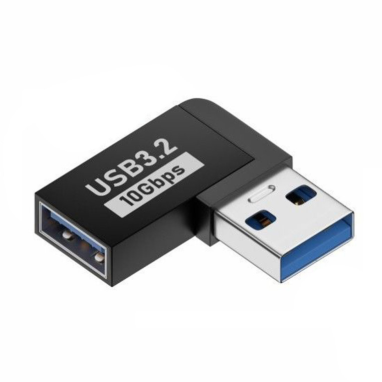 USBtypecアダプタ3.2Gen2公対メスu型変換器10gbps高速伝送90度Lエルボ|undefined