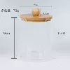 U-shaped cup—ball bamboo lid