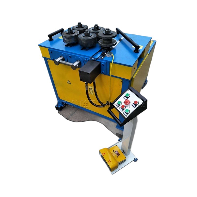 plataforma hidráulica ángulo doblador máquina de bobinado esqueleto de puente una vez formado ángulo hierro doblador máquina de arco