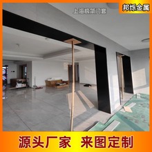 定制墙面装饰板上海工厂定做酒店写字楼电梯门套极简金属装饰门框