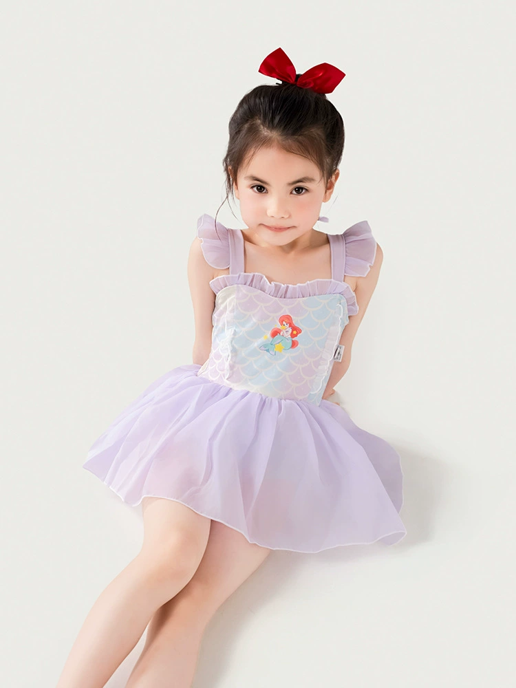 Swimwear, overall, children's trousers, cute small princess costume
