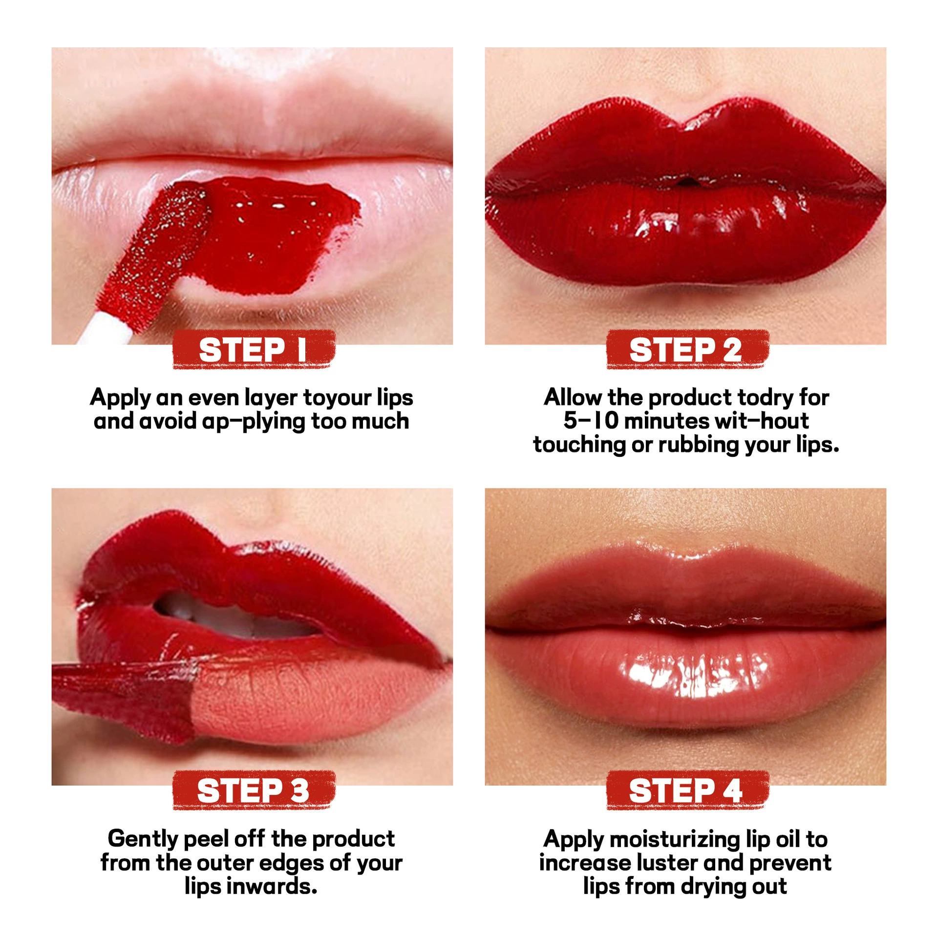 (Cross-border trading), detachable double-sided lip balm, matte lip gloss, silky lipstick, intense hydration