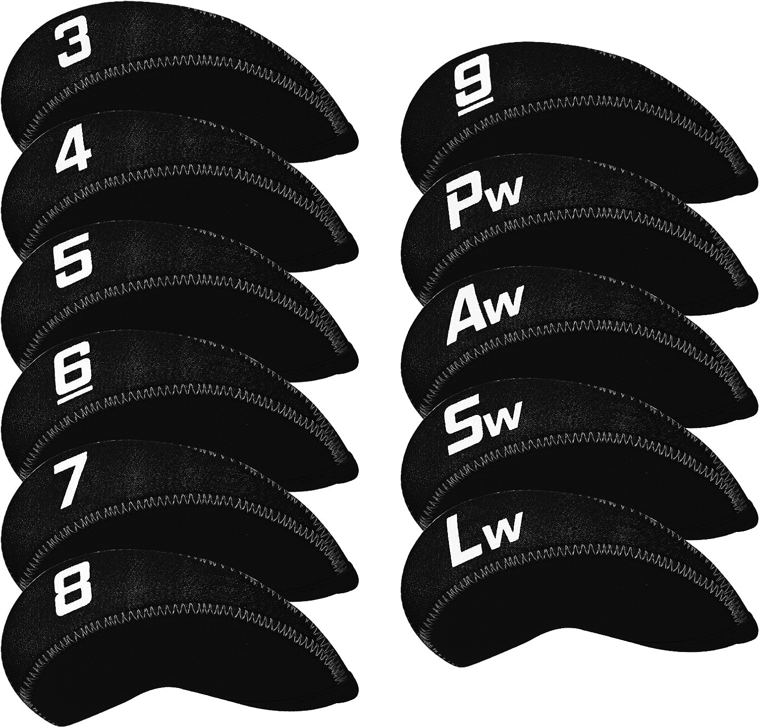 Black (set of 11)