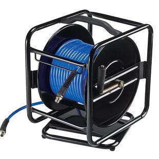 Rs Pro Self-Standing Air Hose Reel Manual Retractable Hose Reel 873-8854