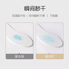 Women's Latex Insole with Ultra Soft, Pain Relief, Sweat Absorption, Odor Prevention, Shock Absorption, and a "Shoes on Cloud" Feel - Men's Deodorizing Thin Insoles for Summer Sports Shoes