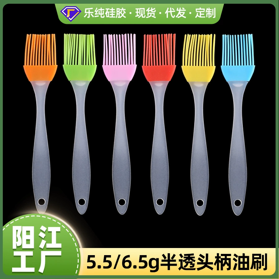 Фабрика в наличии Сплит силиконовая щетка для барбекю высокотемпературная устойчивая Безворсовая масляная щетка Бытовая щетка для выпечки пищевых продуктов оптом