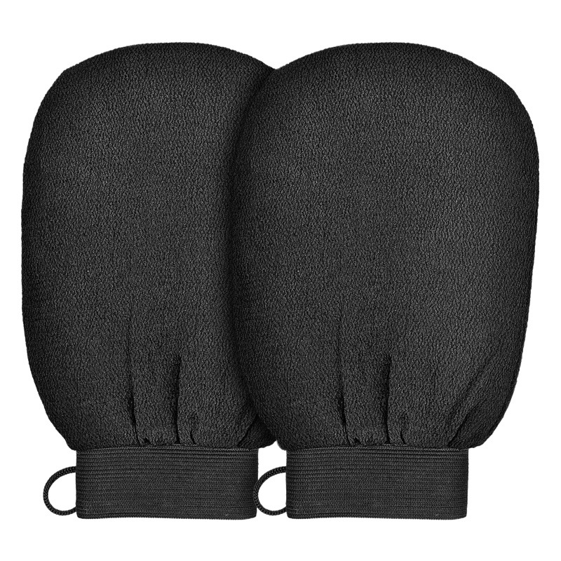 Rayón medio arena fina fibra viscosa exfoliante guantes de baño Baño artefacto no duele la piel fango especial frotar