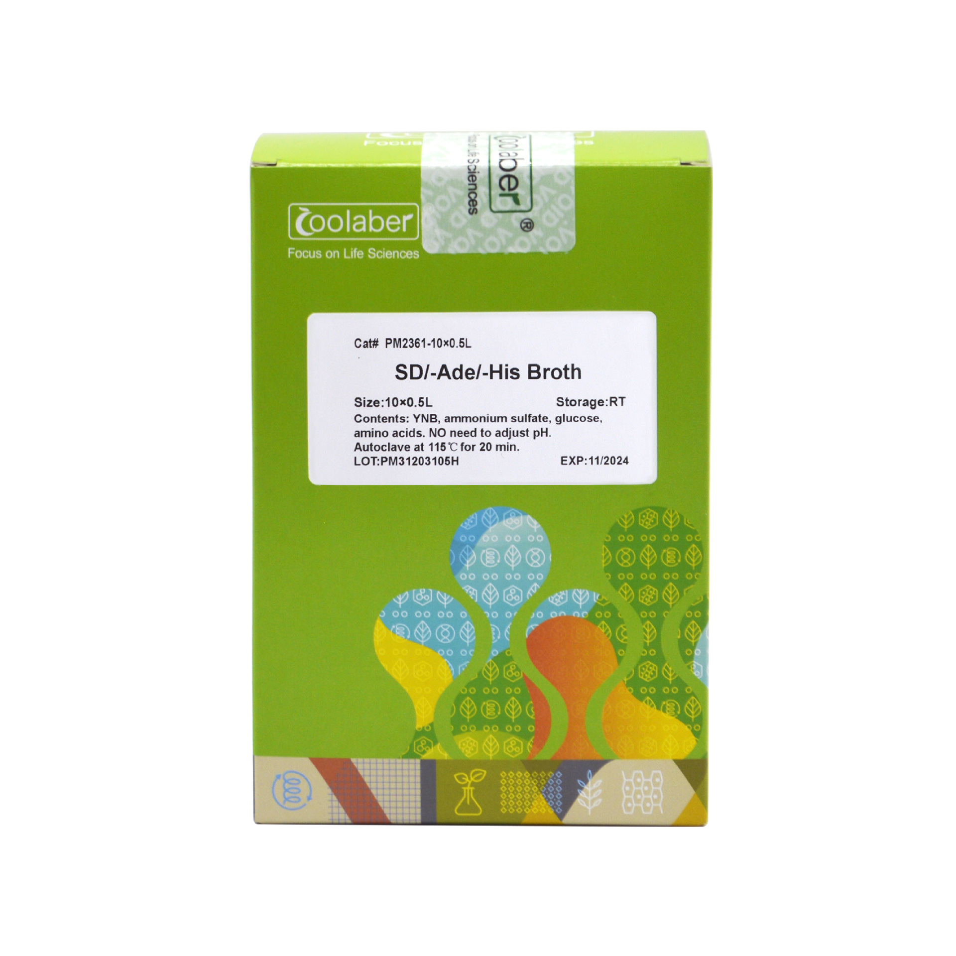 SD/-Ade/-His Broth