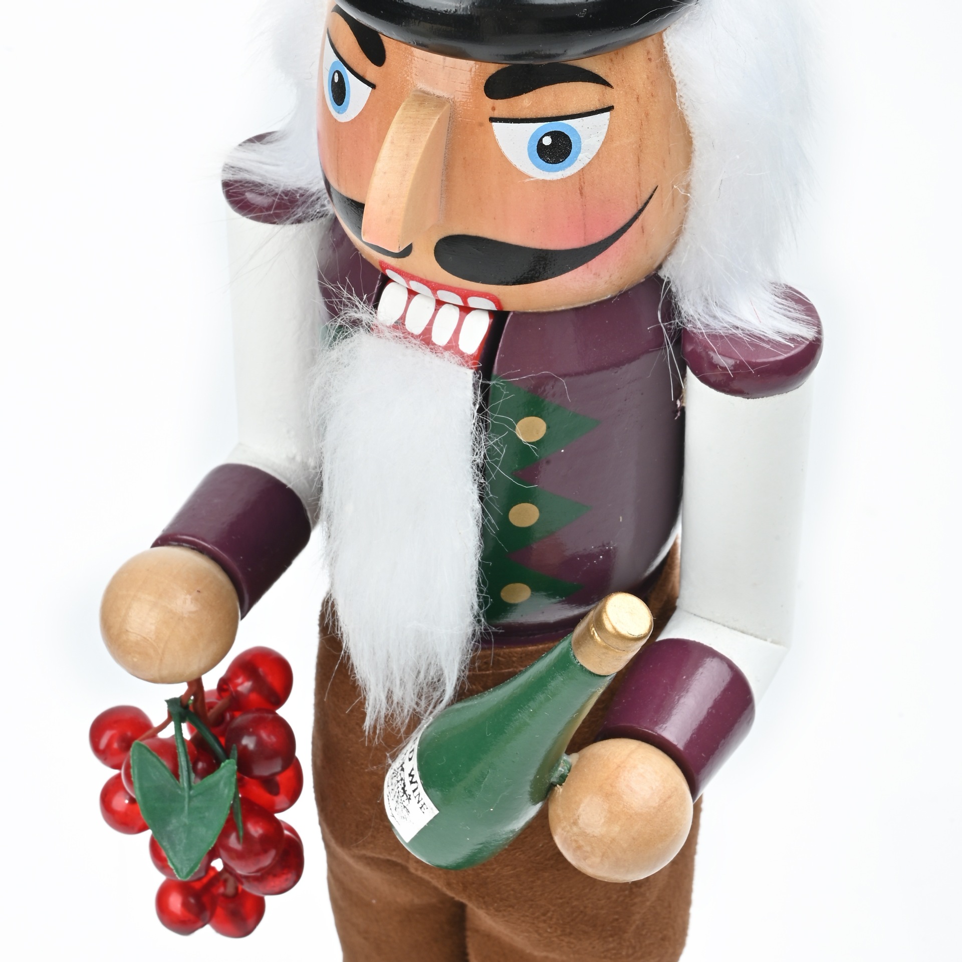 Hombre de vino cascanueces soldados marionetas 38CM decoración de Navidad ornamentos artesanías