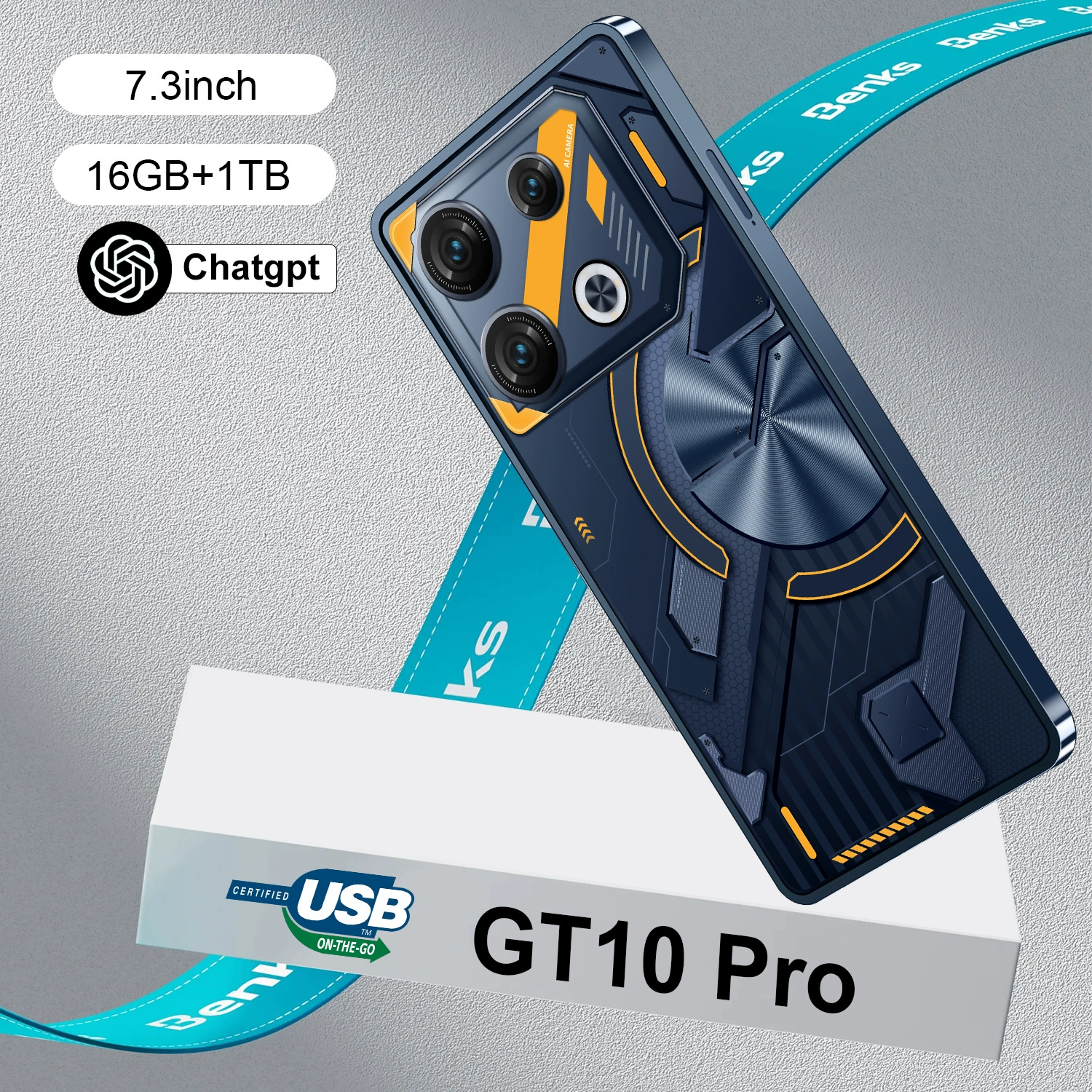 Hot-selling Ozon GT10PRO мобильный телефон все-в-одном, 16+1ТБ, Android смартфон