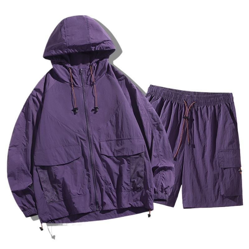2025 nuevo estilo traje de ropa de protección solar con capucha ropa de piel para hombres pareja ropa de protección solar al aire libre transpirable ropa de piel de pesca para mujeres