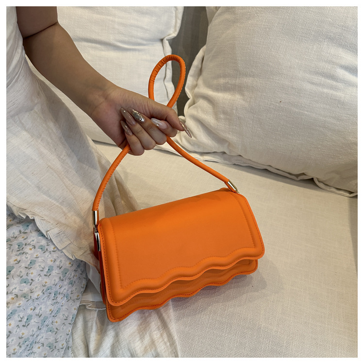Populær mode armhule firkantet 2024 sommer ny koreansk version enkelt skulder håndtaske lille frisk dametaske_voghion.com
