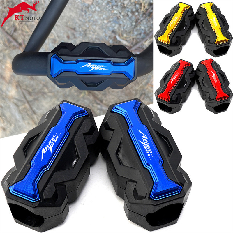 适用本田CRF1100/L CRF1000/L XRV750改装车身防摔护杠保护胶块套