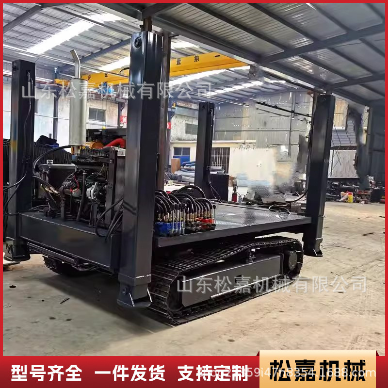 Chasis de orugas de goma de acero conjunto de marcha eléctrico de control remoto agrícola pequeño chasis de camión de transporte de orugas de tigre de montaña