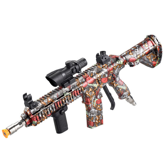 Cross-border M416 high-pressure cleaner high-pressure car wash water gun AK47 foam high-pressure water gun super water splashing water gun