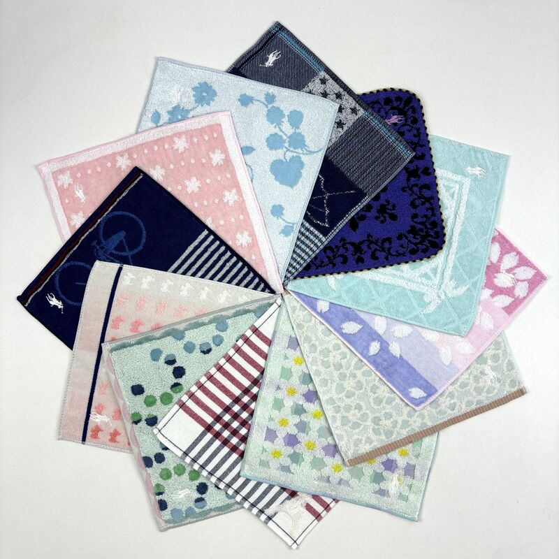 Exported to Japan, high-end color-woven, dyed, jacquard, embroidered, premium limited edition face towel